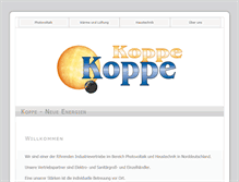 Tablet Screenshot of hv-koppe.de